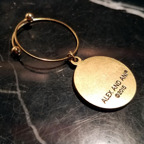 Alex And Ani Sun Star Charm Women Ring Rafaelian G - Picture 3 of 5